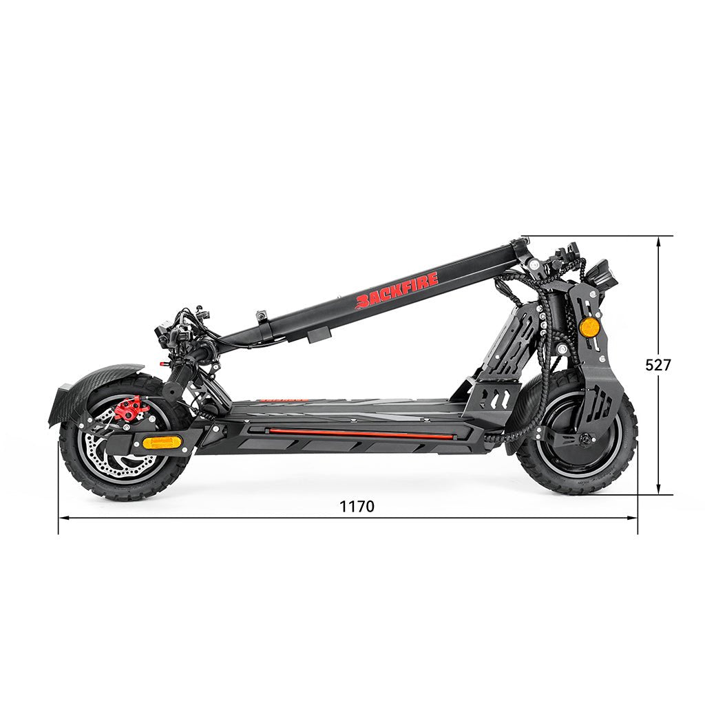 Backfire M8 Electric Scooter with GPS and Samsung Battery - Backfire Scooters