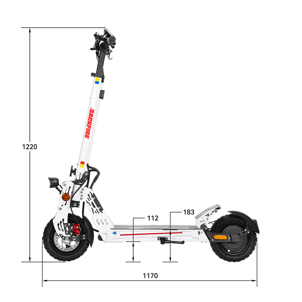 Backfire M7 Rover Electric Scooter with Samsung Battery - Backfire Scooters